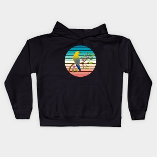 Oriole bird on a branch Kids Hoodie